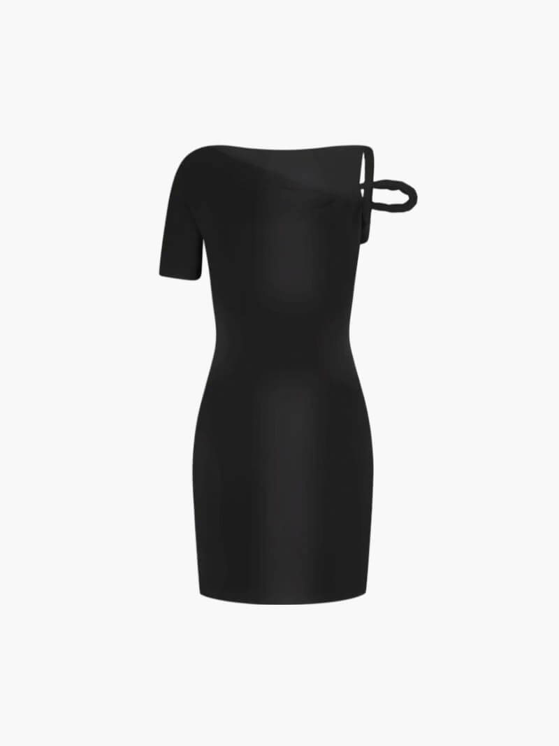 Kylie minikjole med drapering