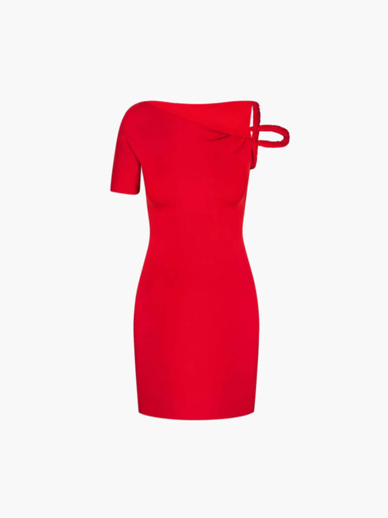 Kylie minikjole med drapering