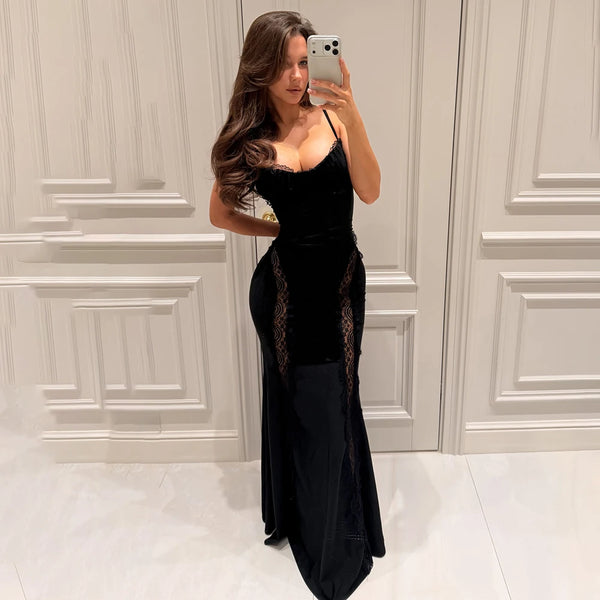 Lace Evening Dress