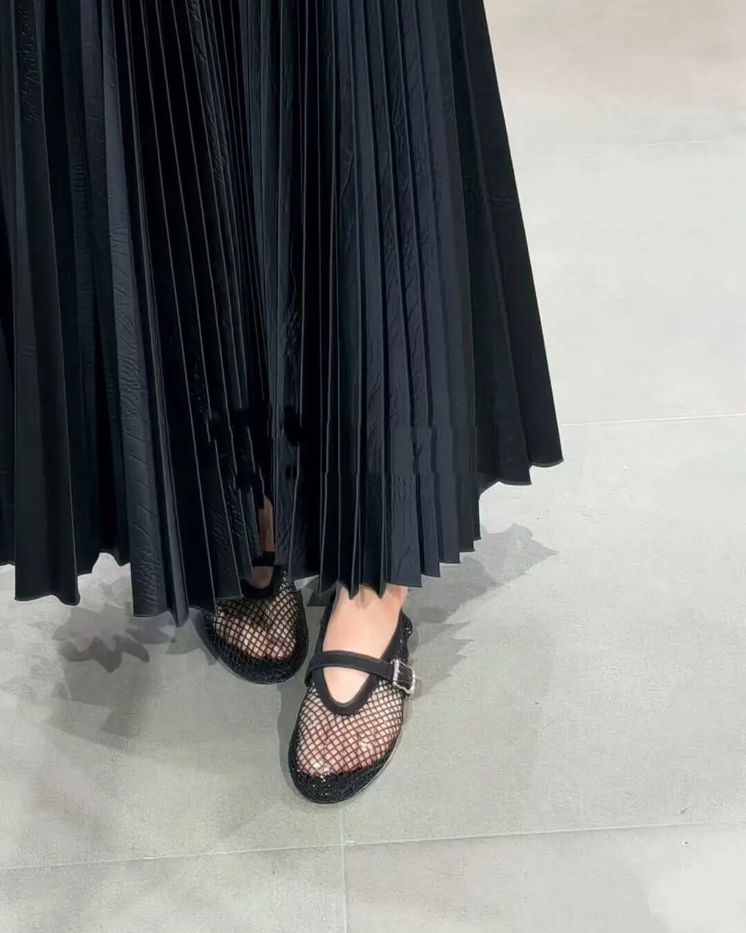 Laurette Buckled Ballet Flat Shoes
