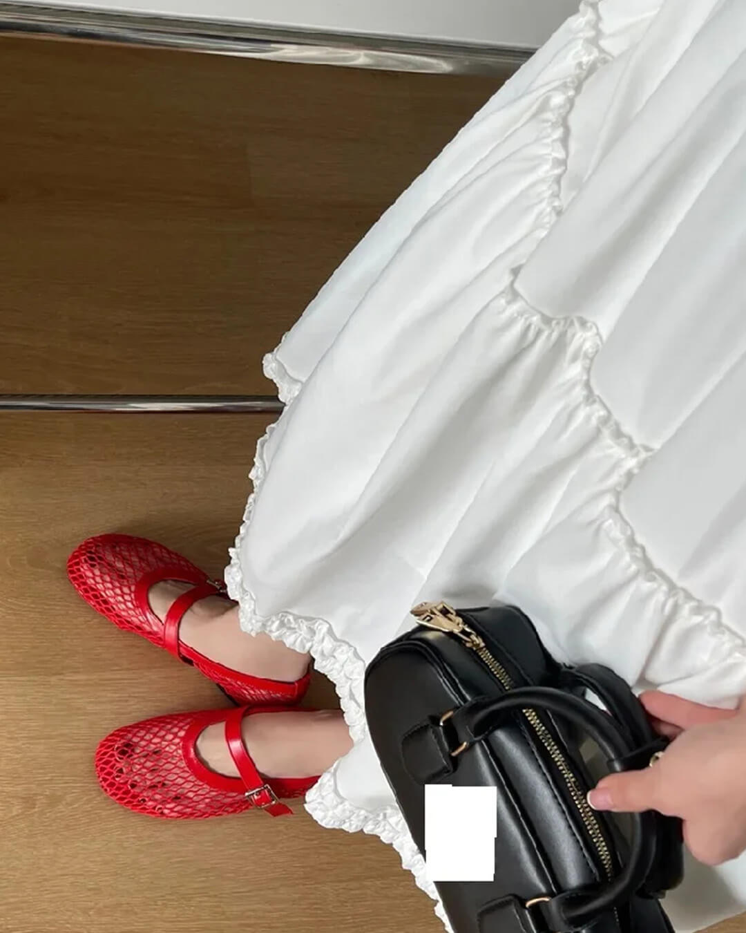 Laurette Buckled Ballet Flat Shoes