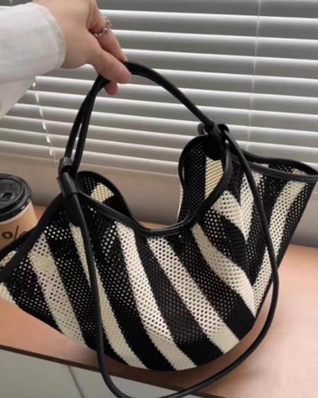 Liam flettet crossbody-taske