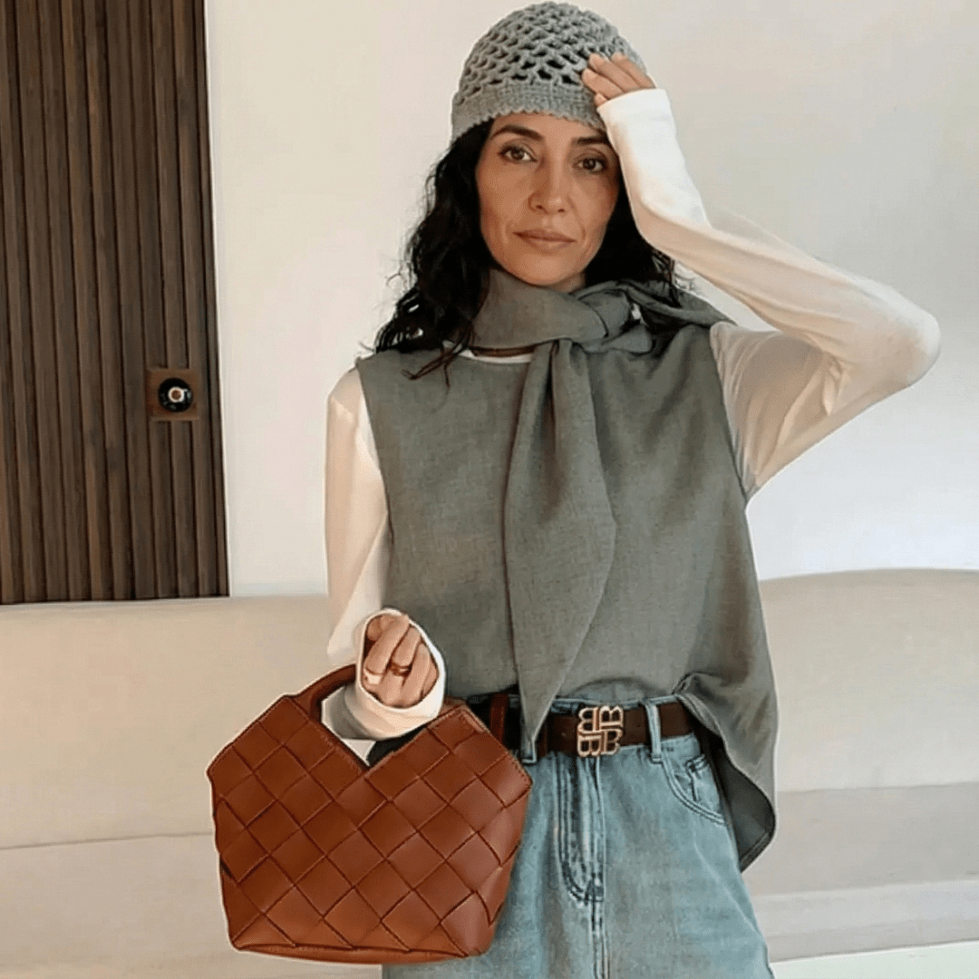Lucy Woven Tote Bag