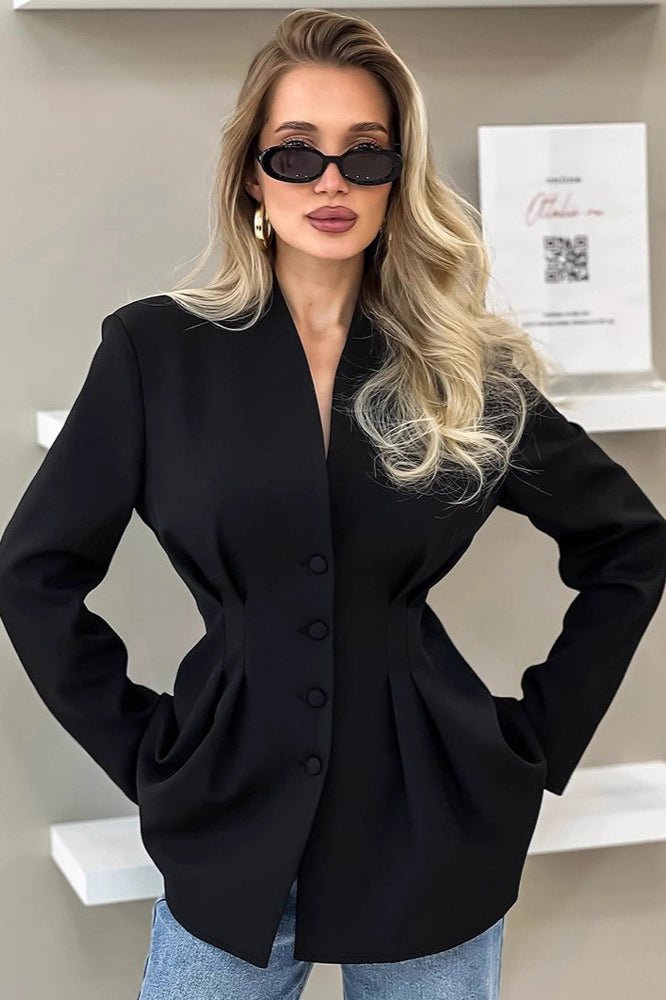 Margarita plisseret blazer