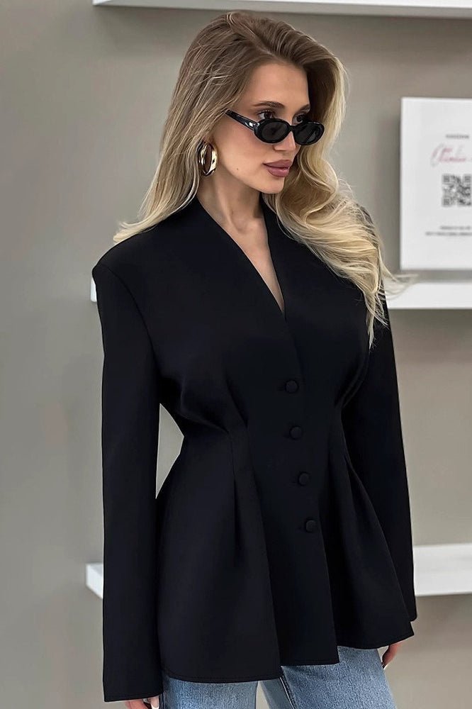 Margarita plisseret blazer