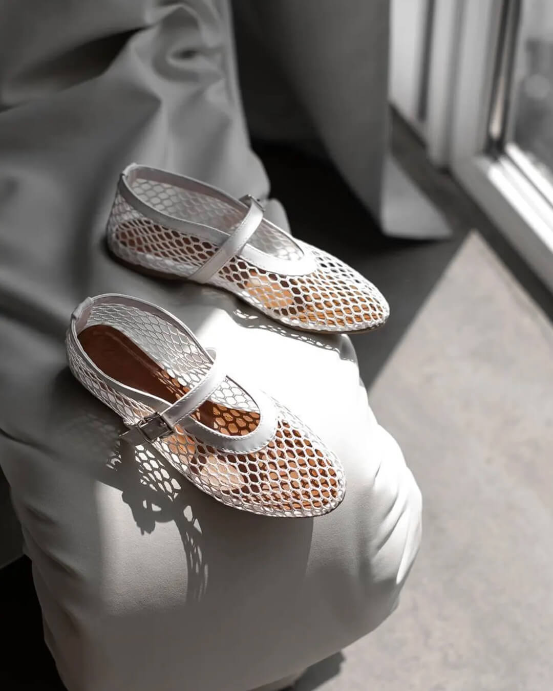 Margaux-ballerinasko i mesh