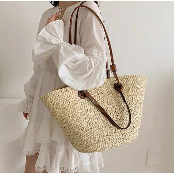 Margot Woven Summer Tote