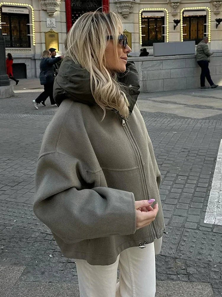 Marie jakke med hætte
