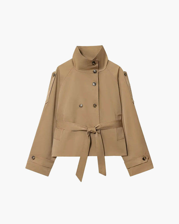 Marlene kort trenchcoat
