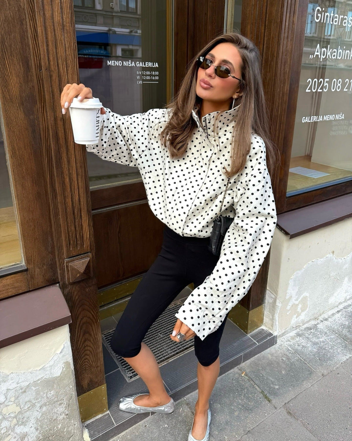 Mya Polka Dot Vintage Jacket