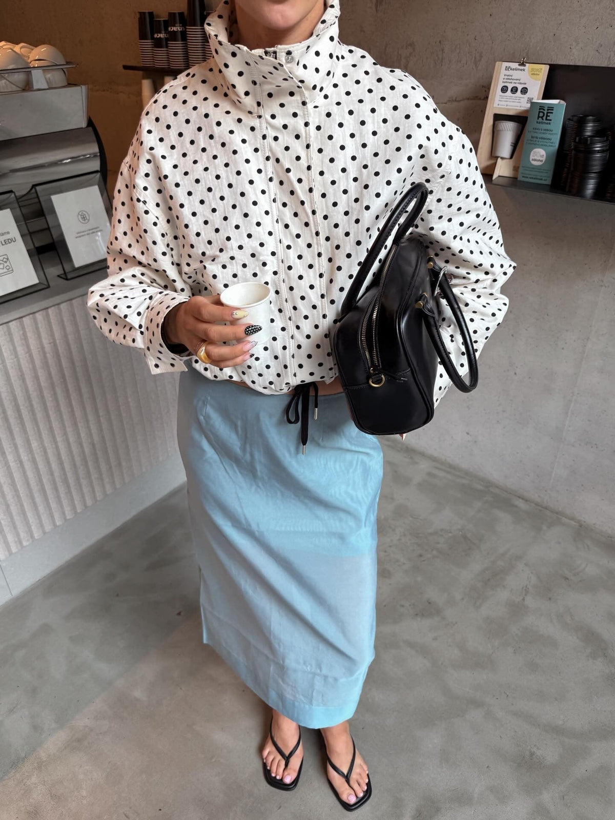 Mya Polka Dot Vintage Jacket
