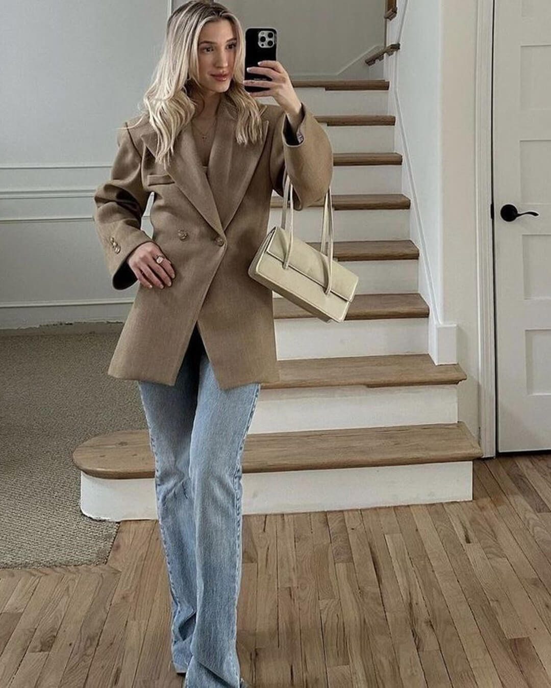 Myrna taljeret blazer med reverskrave