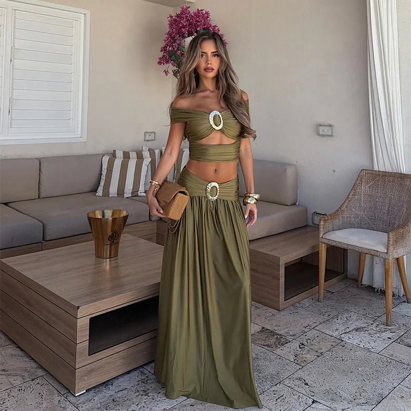 Naomi todelt cropped sæt
