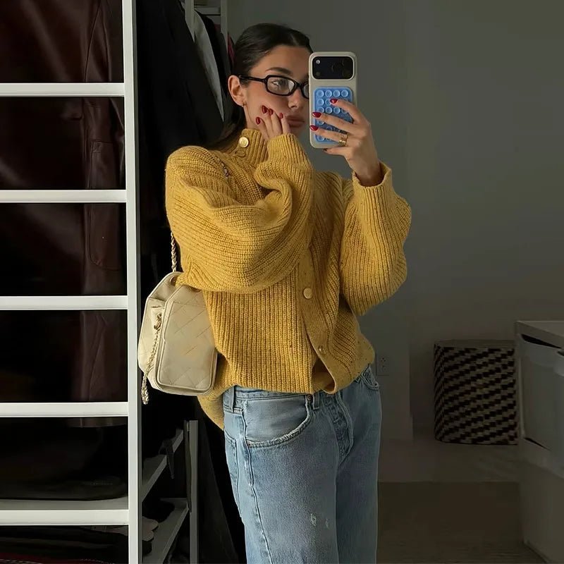 Nicola oversized strikcardigan