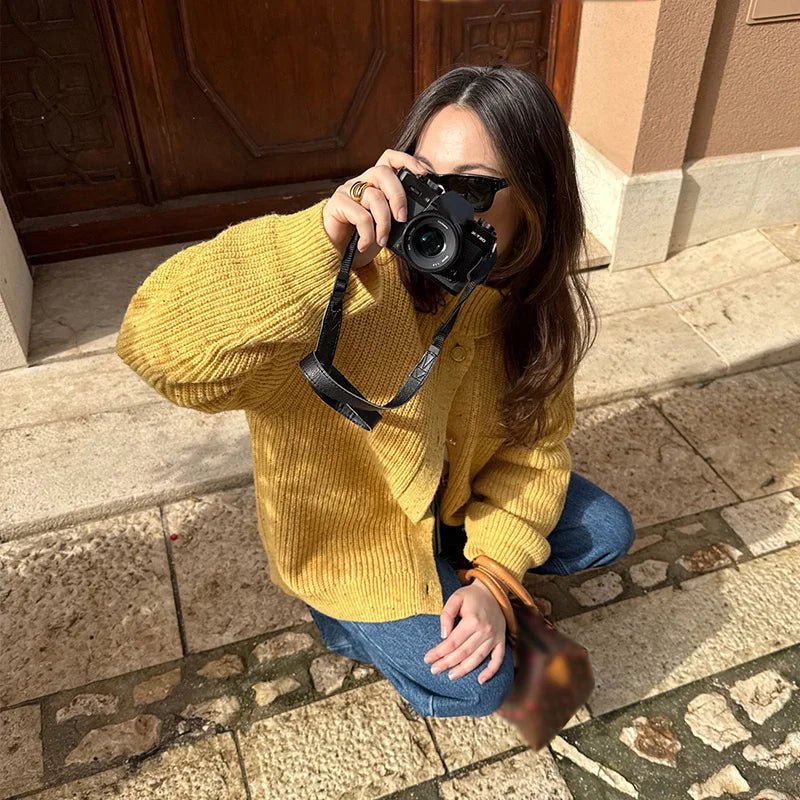 Nicola oversized strikcardigan