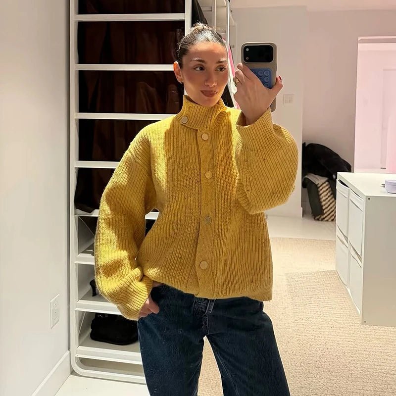 Nicola oversized strikcardigan