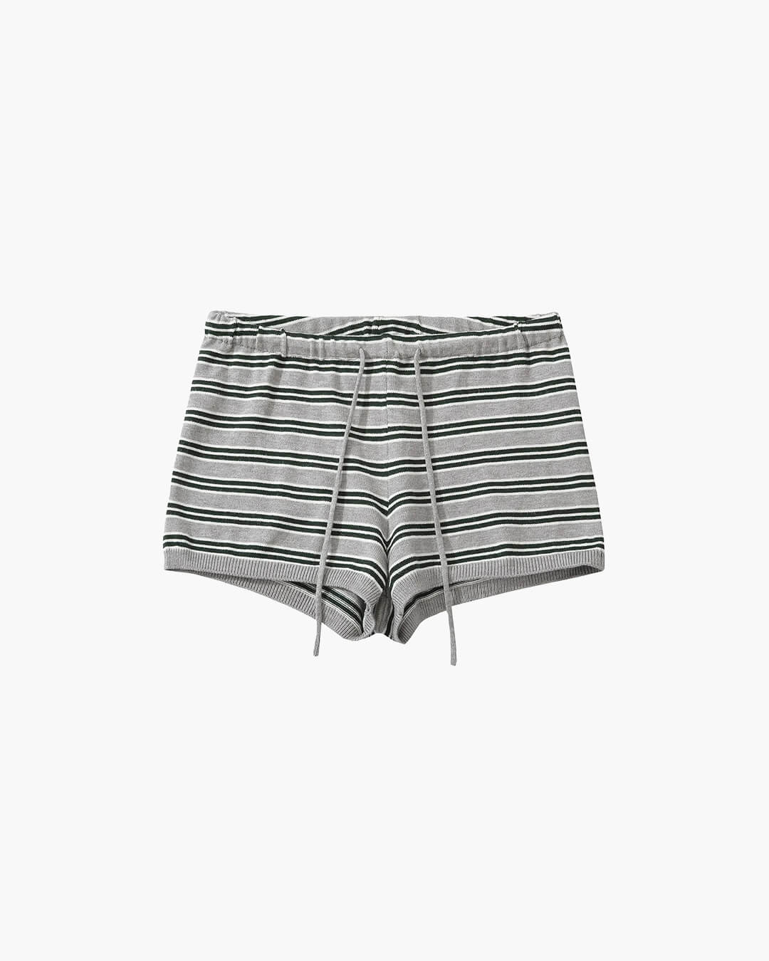 Nicole stribet cardigan- og shorts-sæt