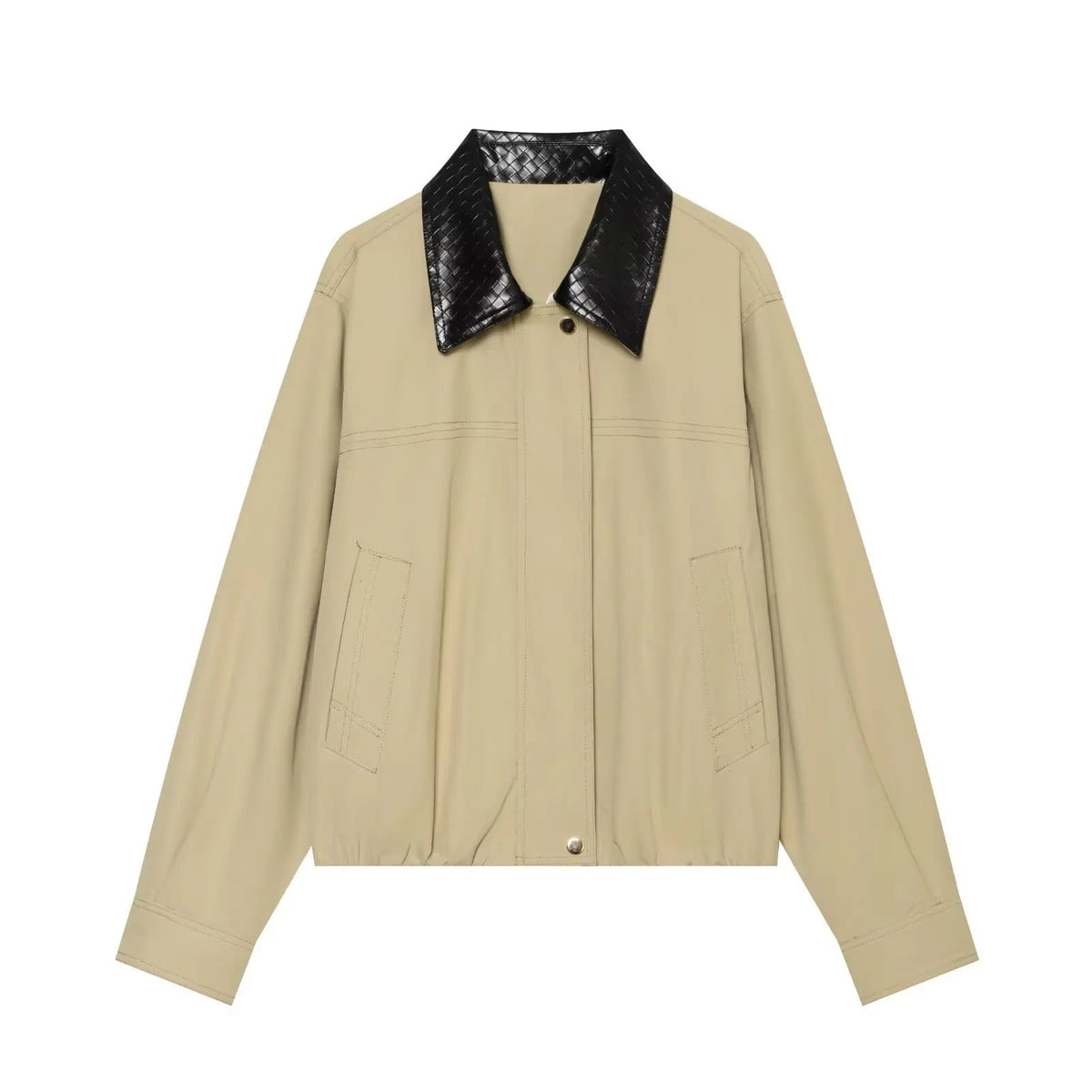 Olivia Contrast Collar Bomber Jacket