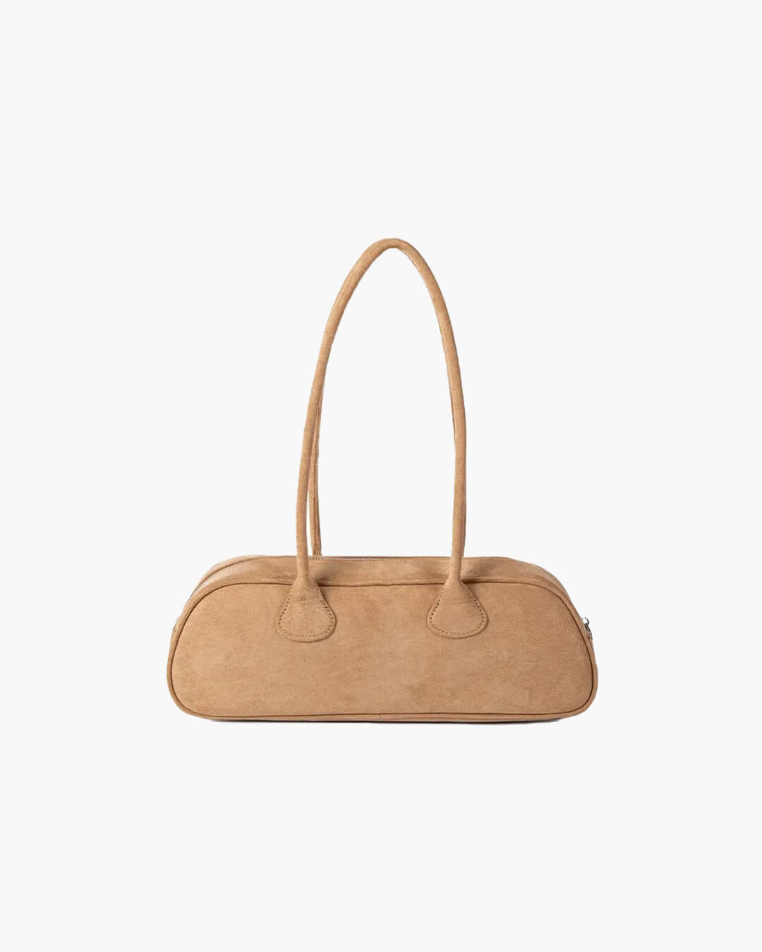 Pauleen baguettetaske i ruskind