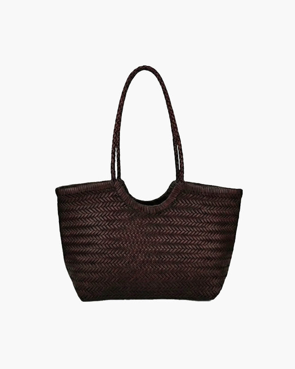 Rica Woven Faux Leather Bag