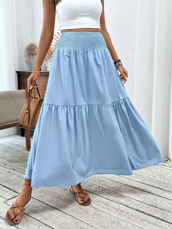 Rivka Boho Floral Maxi Skirt