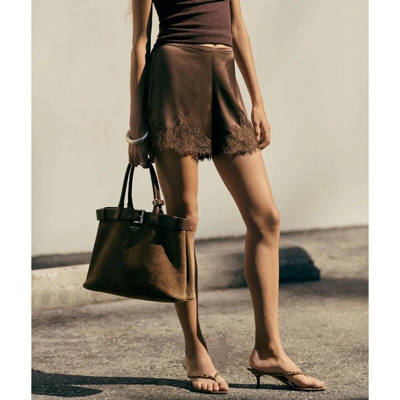 Satineshorts Rosa