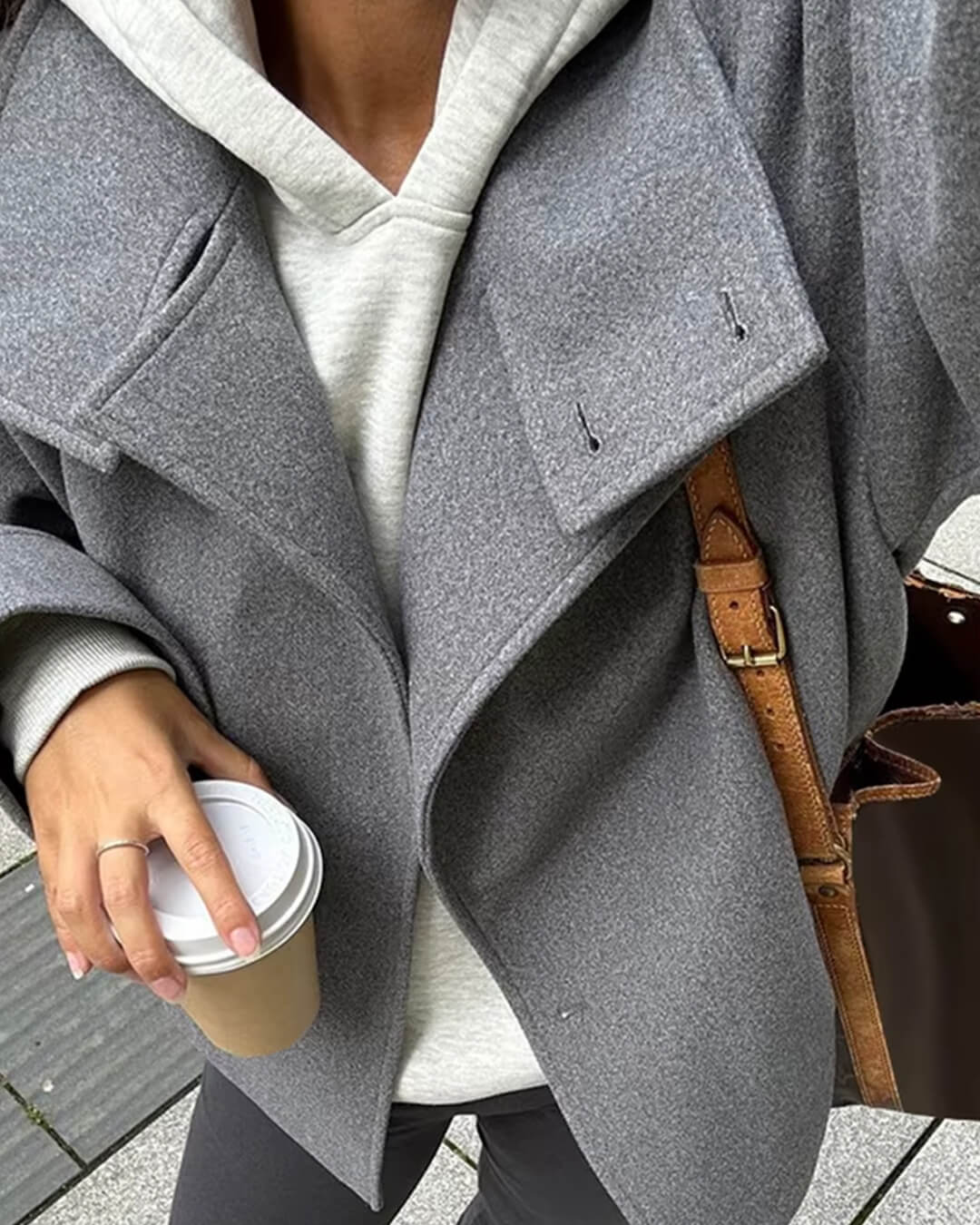 Rosalia elegant jakke med ståkrave