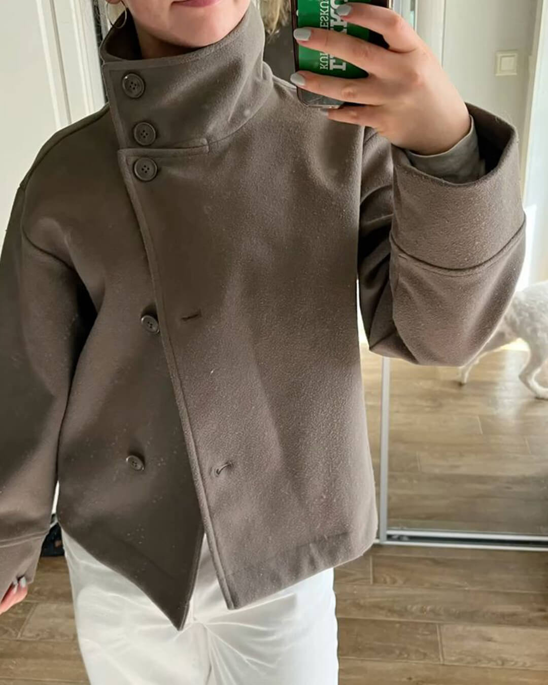 Rosalia elegant jakke med ståkrave