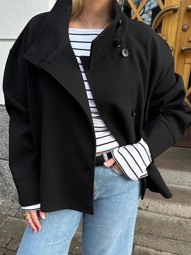 Rosalia elegant jakke med ståkrave