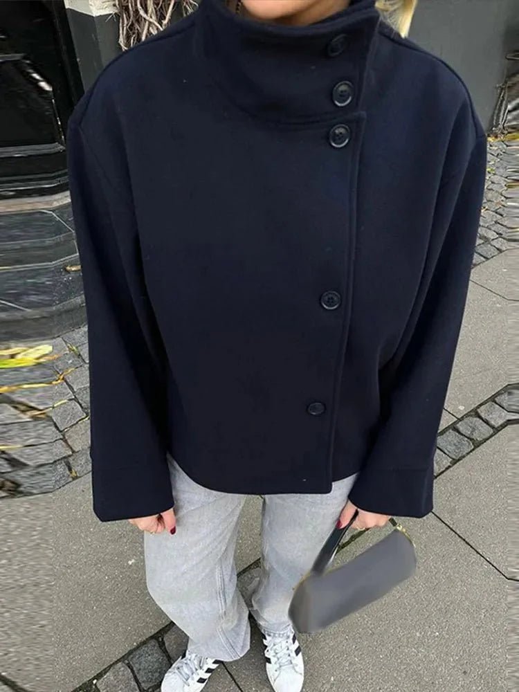 Rosalia elegant jakke med ståkrave