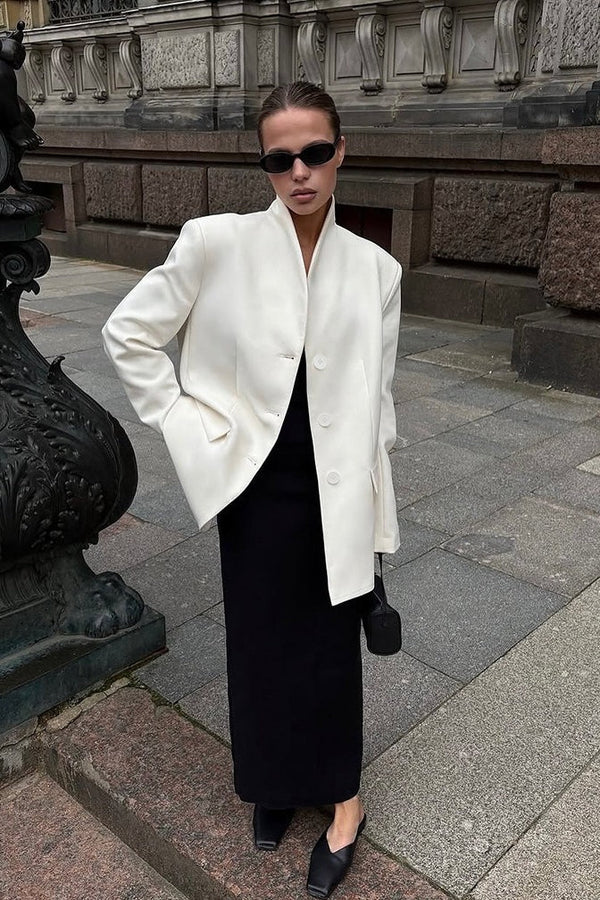 Roxie Stand Collar Blazer