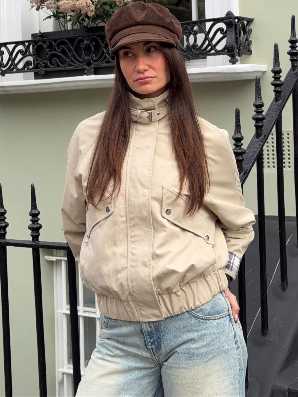 Runa Casual Stand Collar Jacket