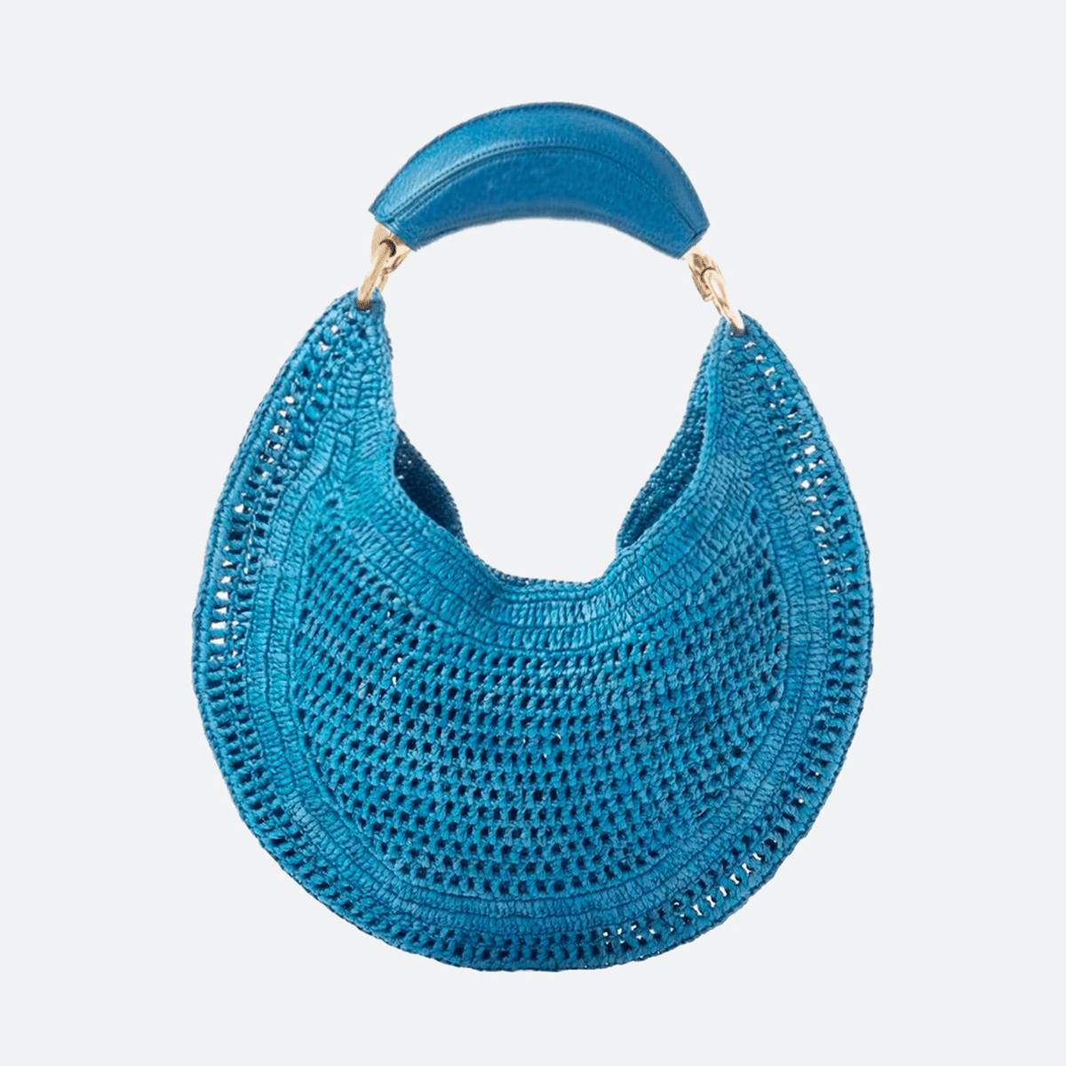 Bianca Crescent Woven Bag