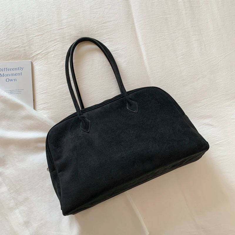 Sandra tote-taske i ruskind