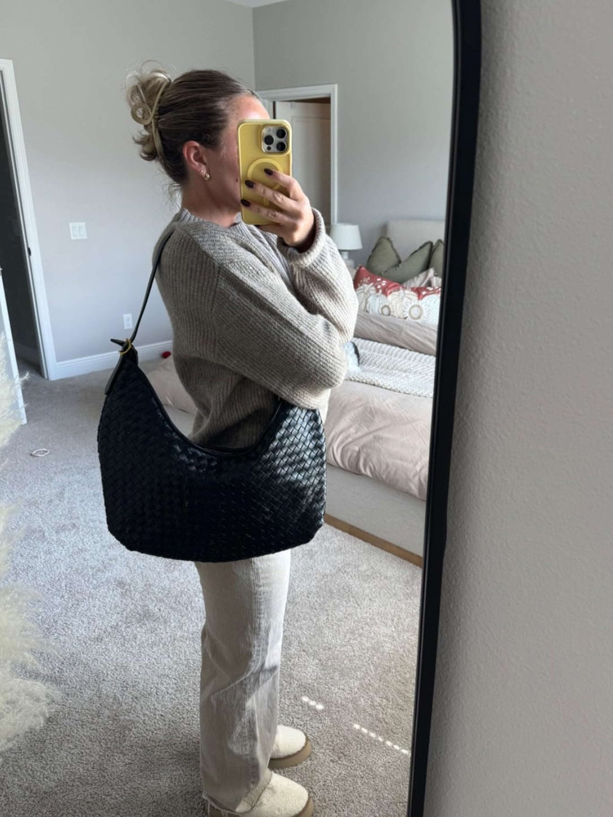 Scarlett-flettet shopper