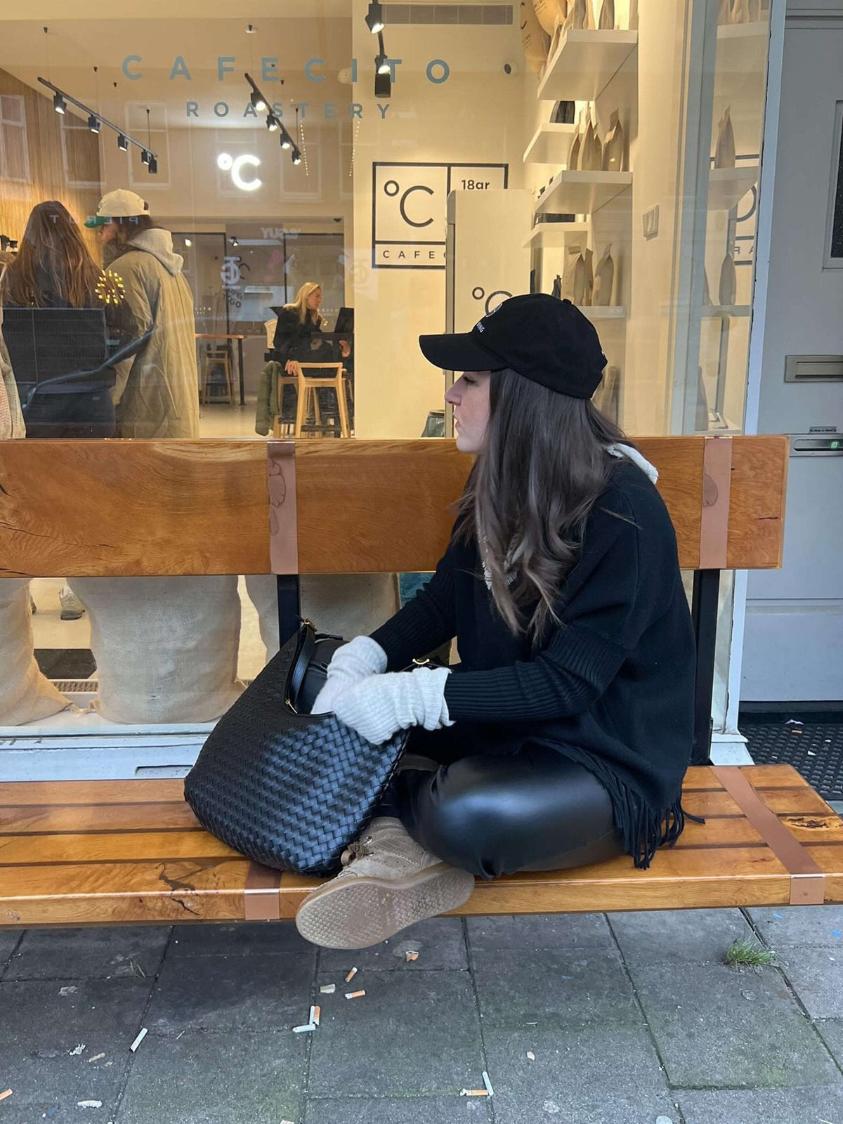 Scarlett-flettet shopper