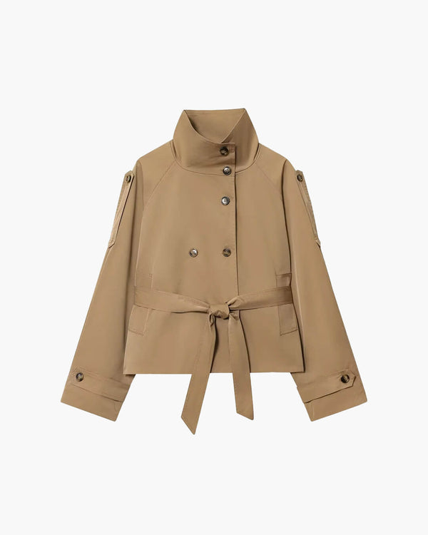 Sofie kort trenchcoat