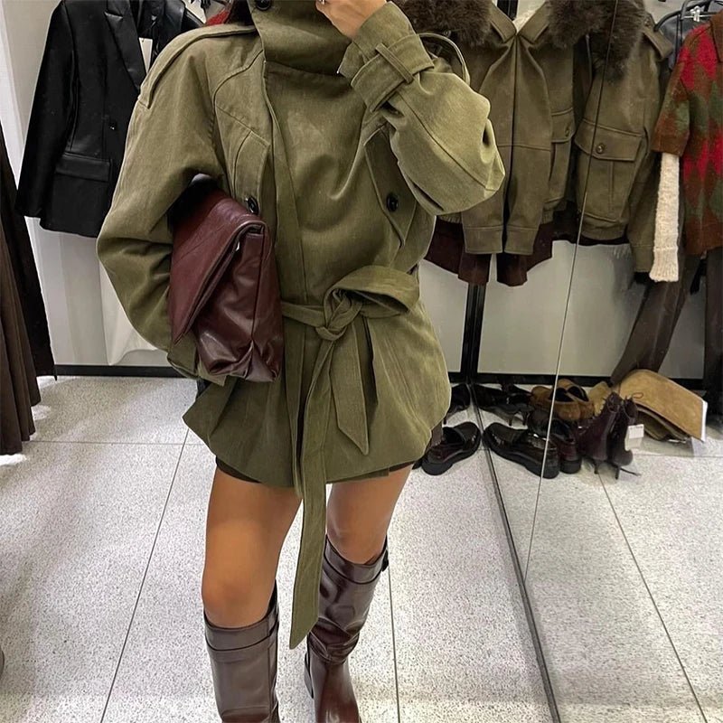 Sophia trenchcoat med bælte