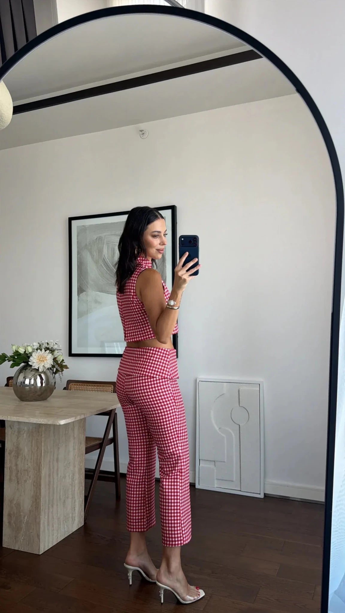 Sophia ternet co-ordsæt med croptop