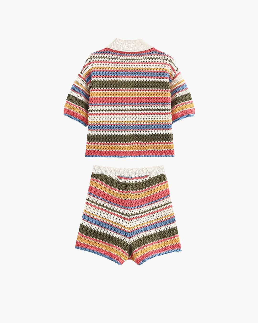 Sophie Striped Crochet Co-ord Set