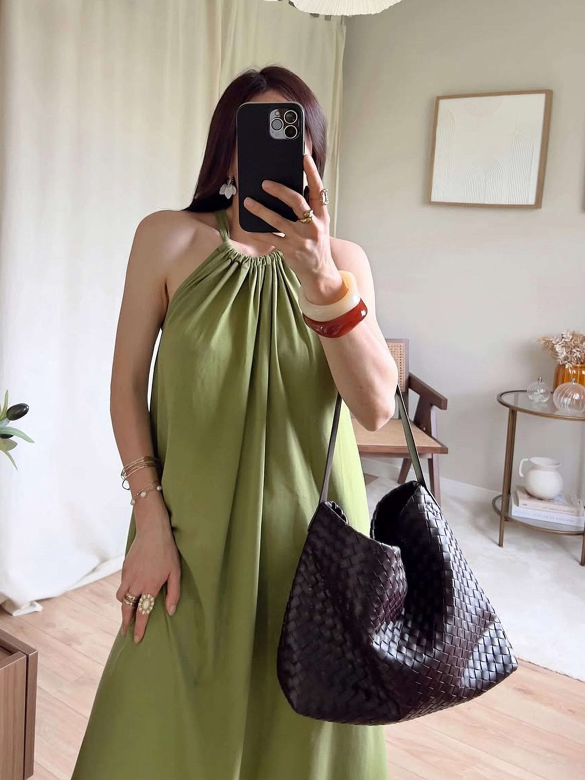 Sylvia-flettet shopper