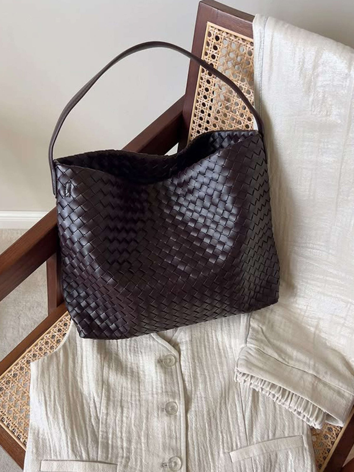 Sylvia-flettet shopper
