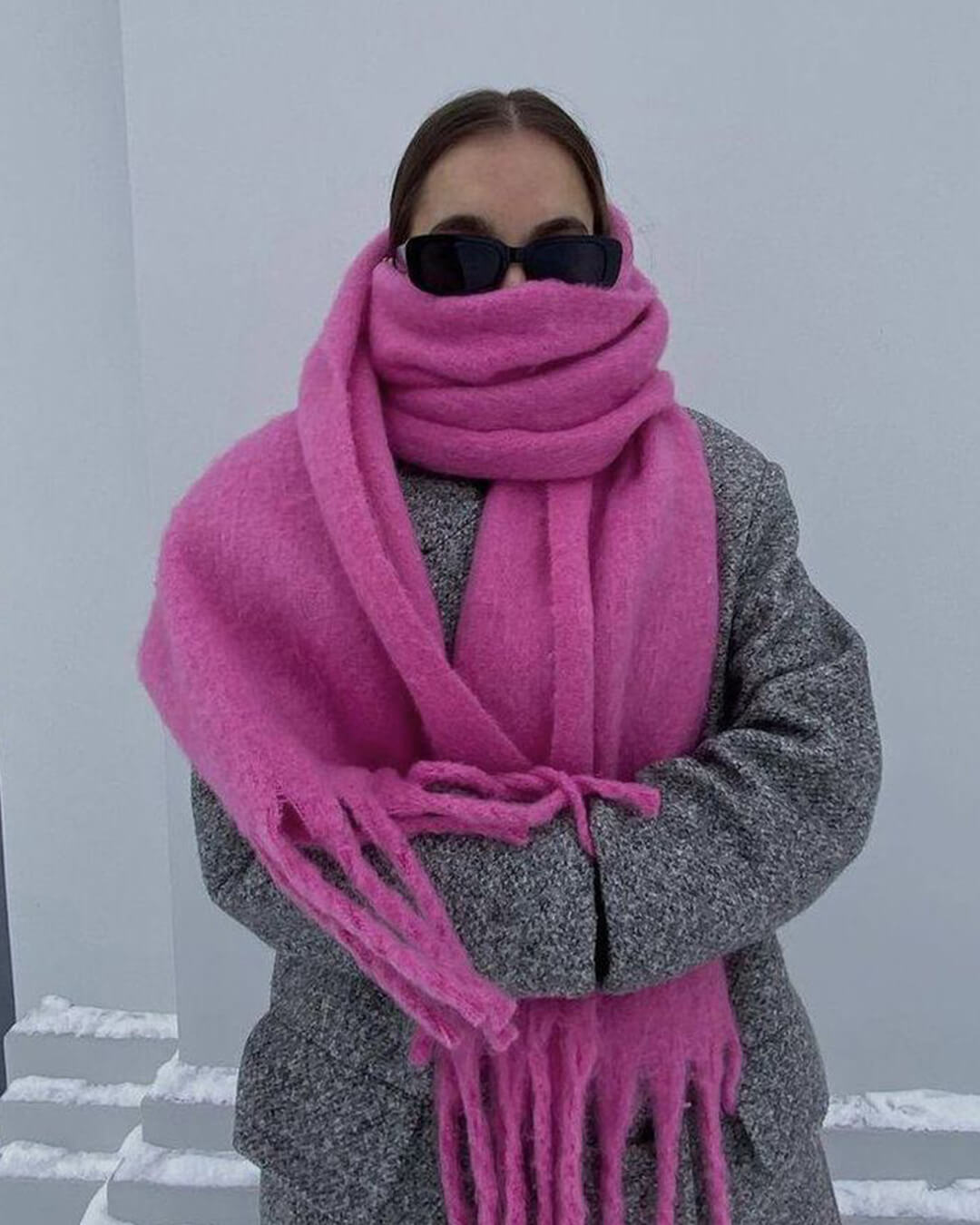 Tanya Tasseled Winter Scarf