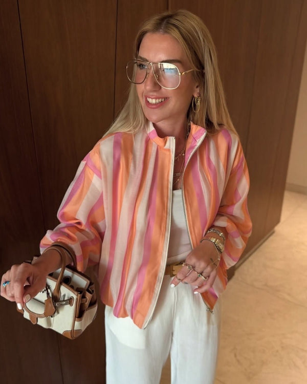 Valerie bomberjakke i Candy