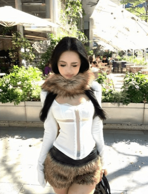 Wren Lace Patchwork Square Neck Crop Top